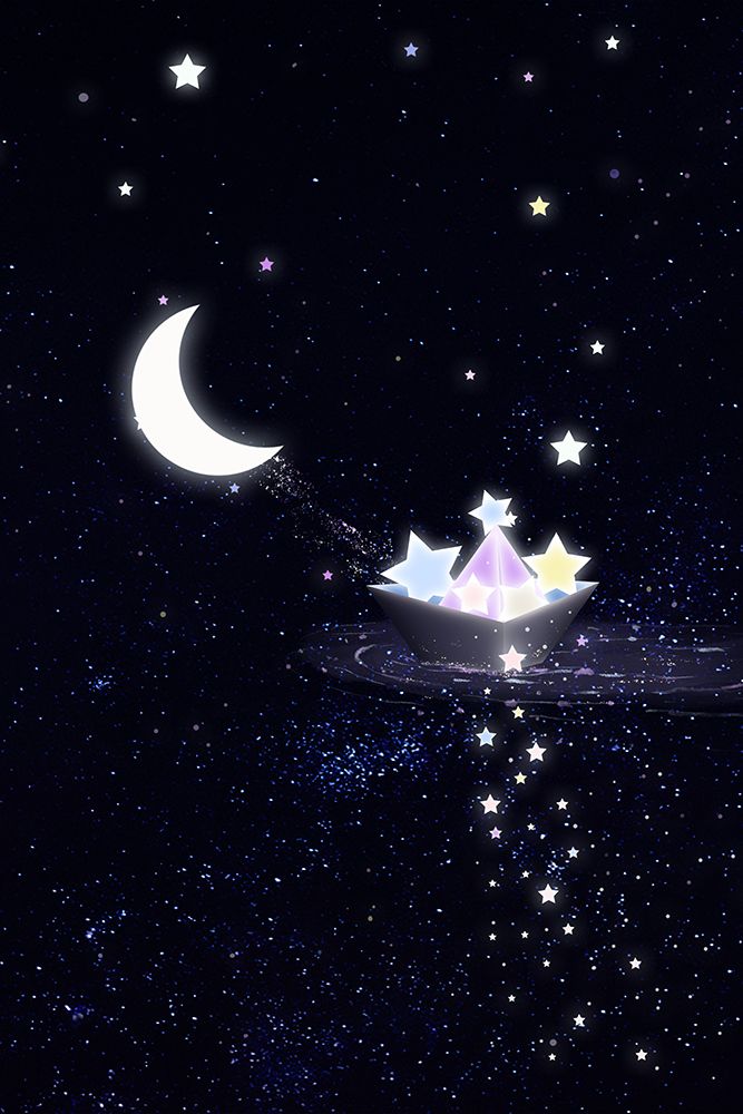 6000x9000 Starry boat art print by Xuan Thai for $57.95 CAD