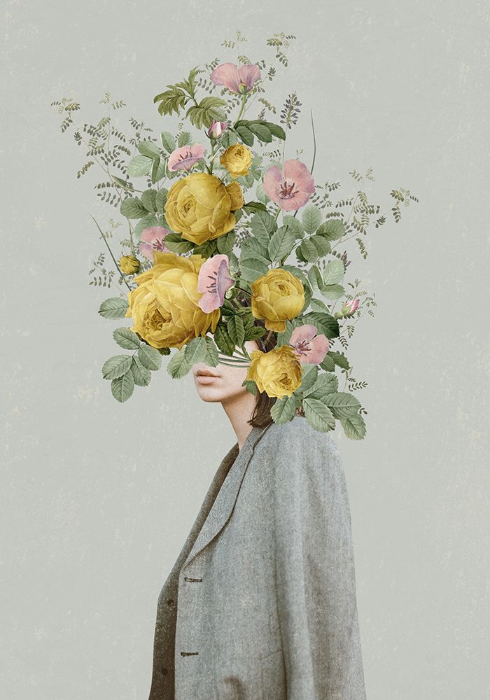 Yellow bouquet art print by Frida Floral Studio for $57.95 CAD