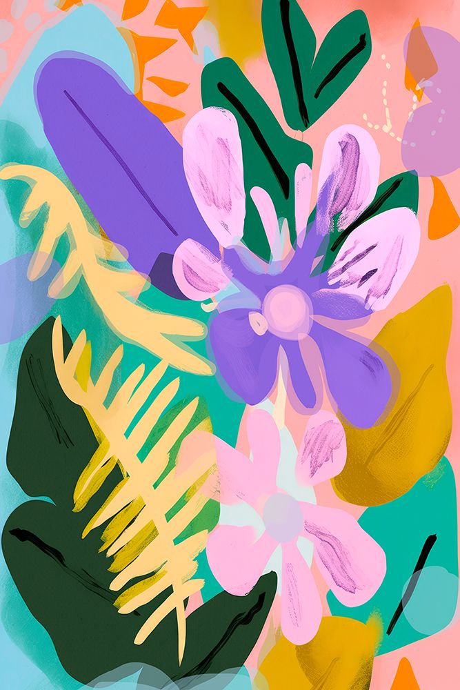 Spring Flowers art print by Treechild for $57.95 CAD