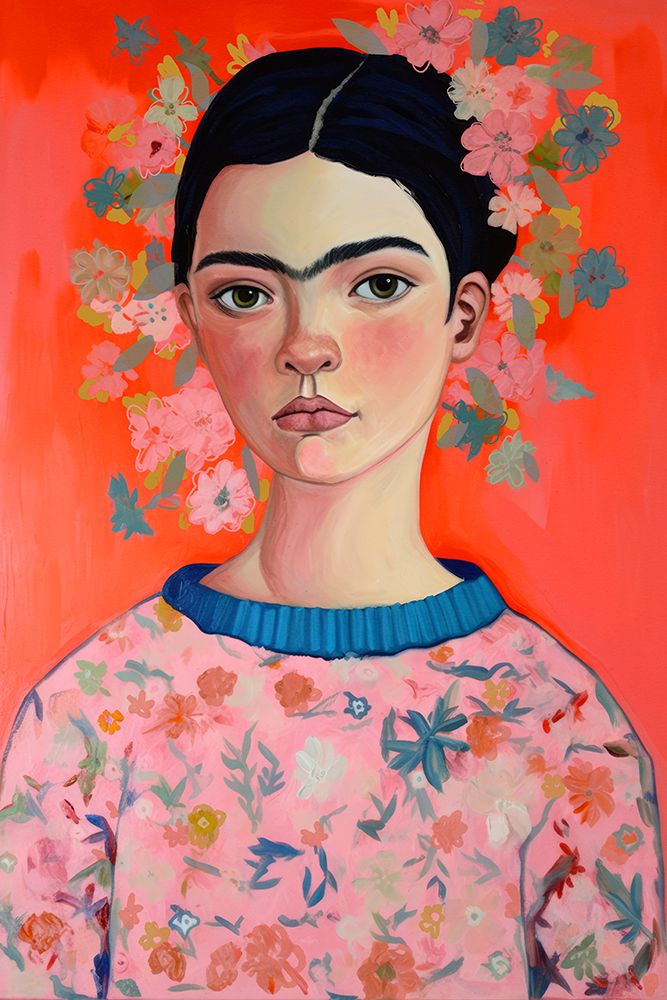 Young Frida art print by Treechild for $57.95 CAD
