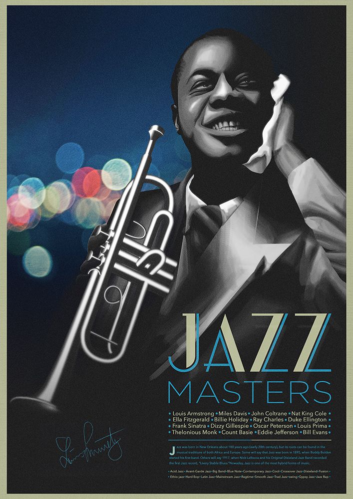 Legend Series- Jazz art print by Fadil Roze for $57.95 CAD