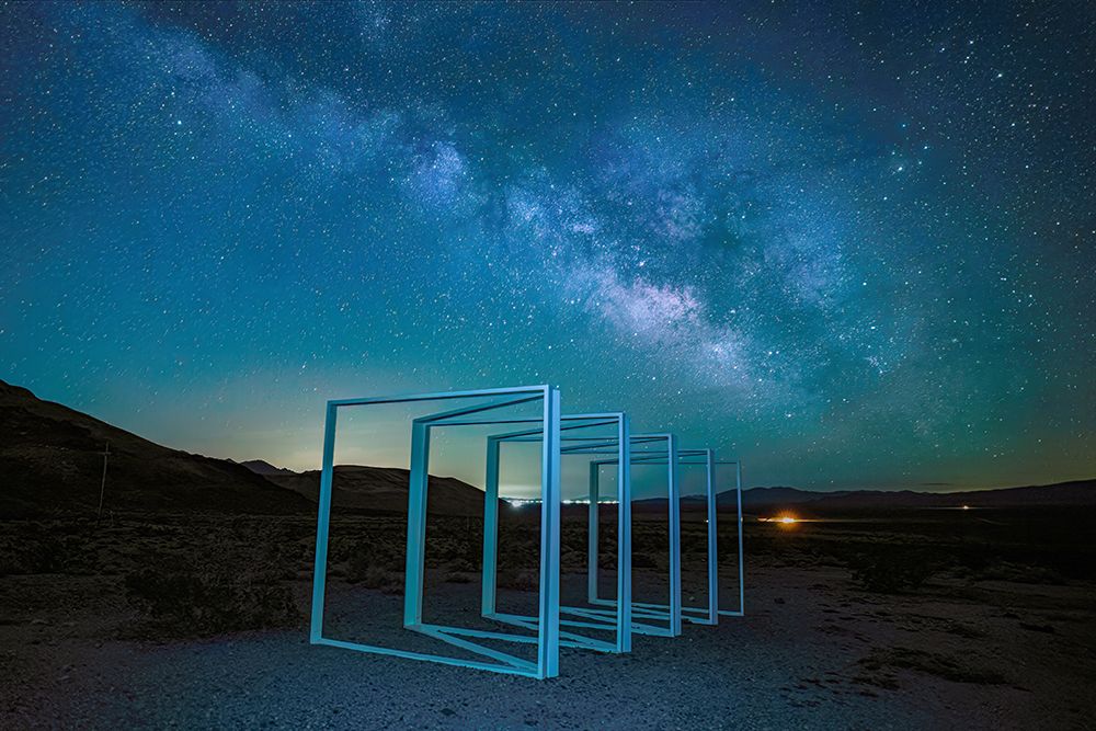 Milky Way Over Frames art print by Chuan Chen for $57.95 CAD