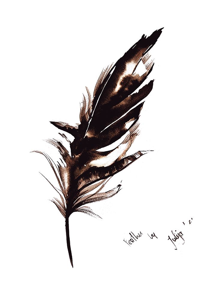Feather art print by Julija Belickiene for $57.95 CAD