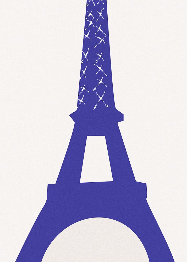 Eiffel Bleu art print by Pictufy Studio II for $57.95 CAD