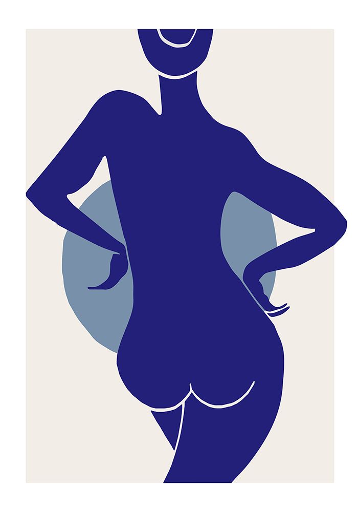 Femme Bleu art print by Pictufy Studio II for $57.95 CAD