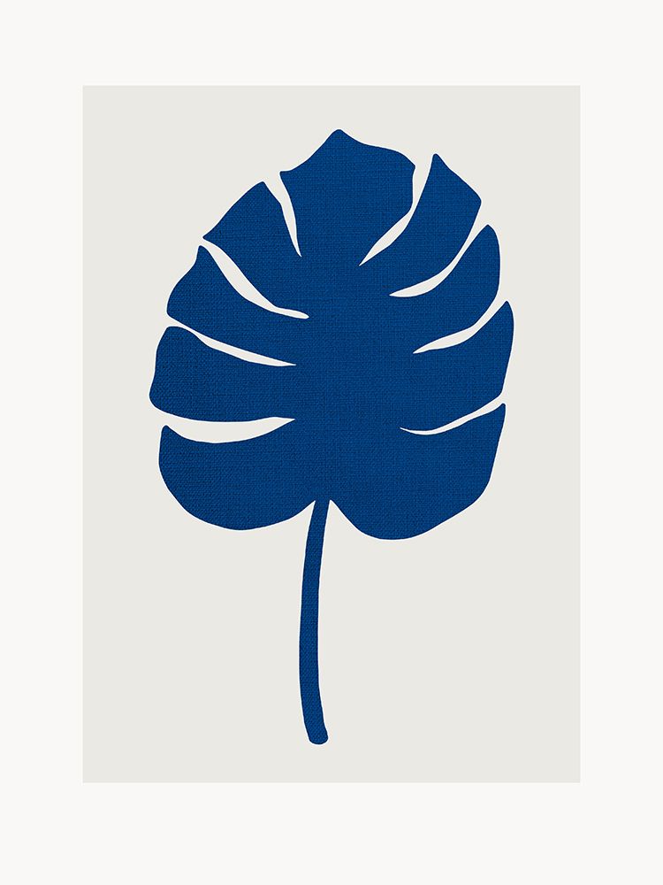 Leaf Blue art print by Pictufy Studio for $57.95 CAD