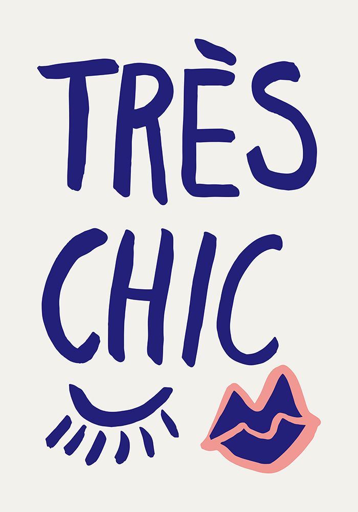 Tres Chic Blue art print by Pictufy Studio for $57.95 CAD