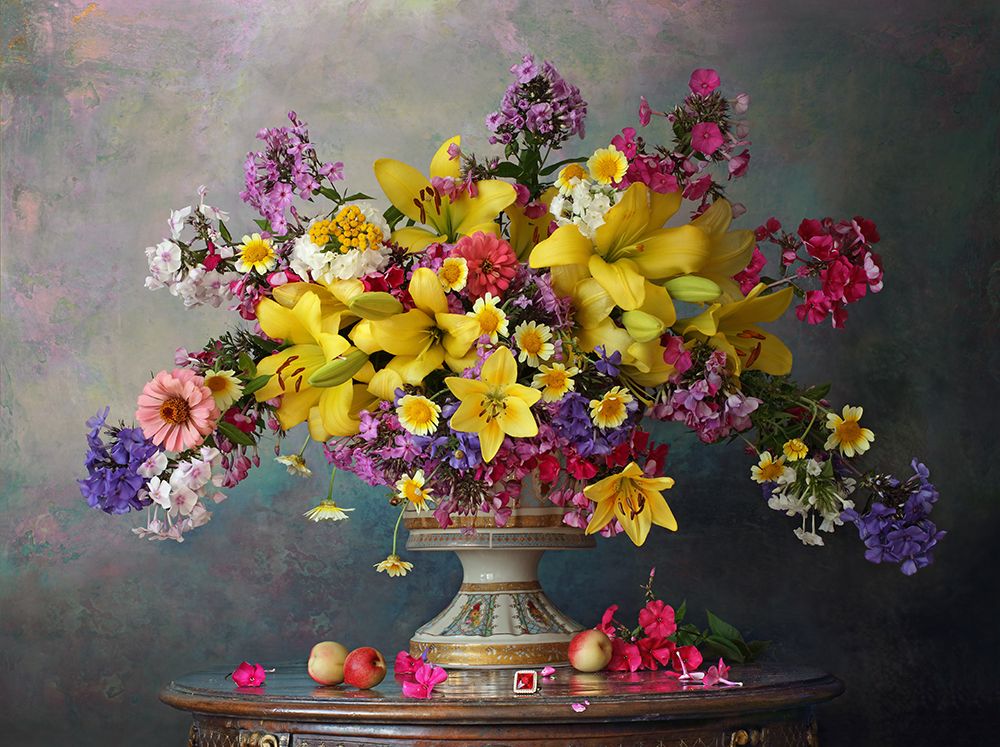 Still Life With Flowers art print by Andrey Morozov for $57.95 CAD