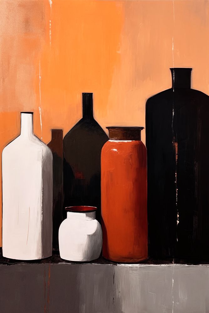 Still Life With Big Bottles art print by Treechild for $57.95 CAD