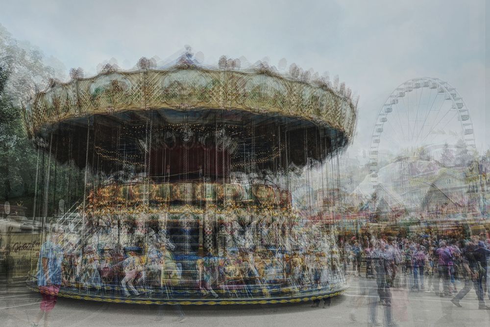 Carousel art print by Gregor Szalay for $57.95 CAD