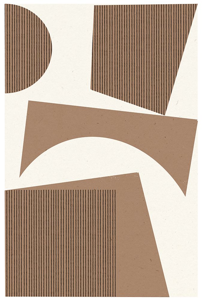 Modern Abstract Shape 02 art print by The Miuus Studio for $57.95 CAD