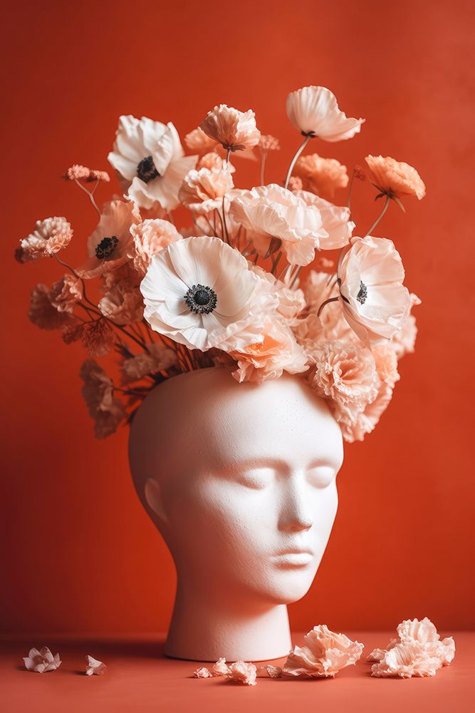White Head Vase art print by Treechild for $57.95 CAD