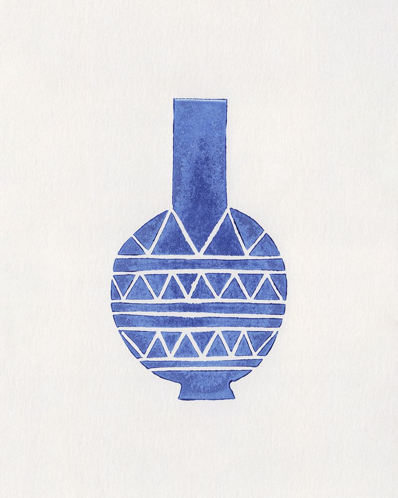 Linocut Vase #8 art print by Alisa Galitsyna for $57.95 CAD