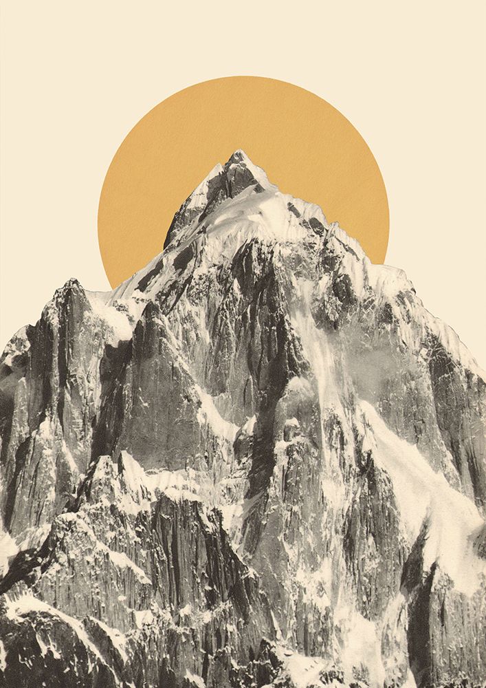 Mountainscape art print by Florent Bodart for $57.95 CAD