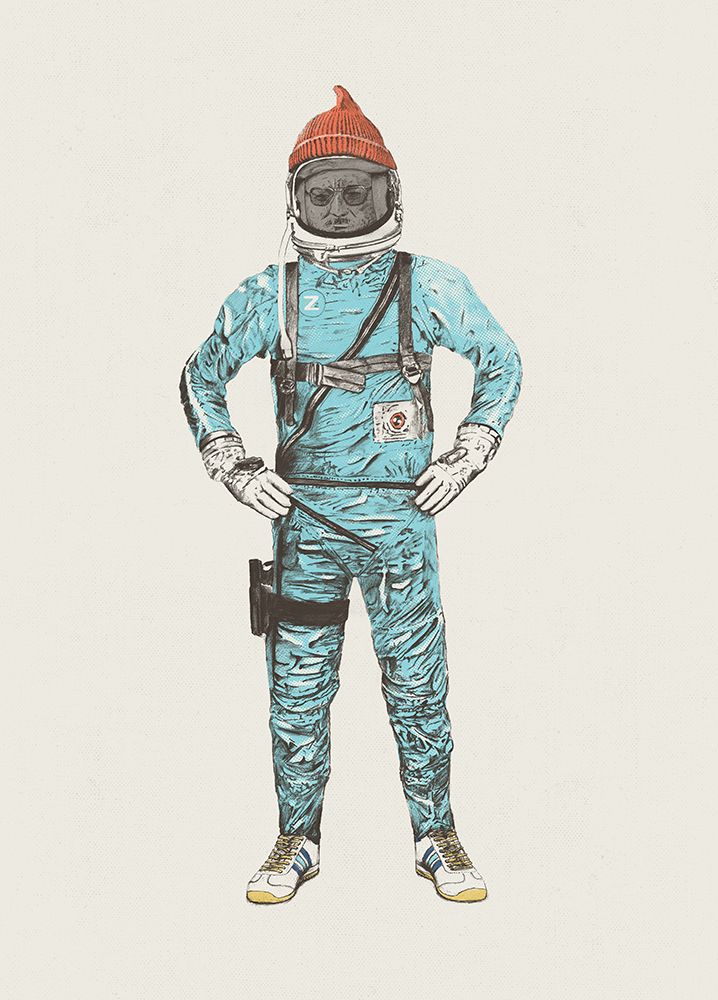 Zissou In Space art print by Florent Bodart for $57.95 CAD