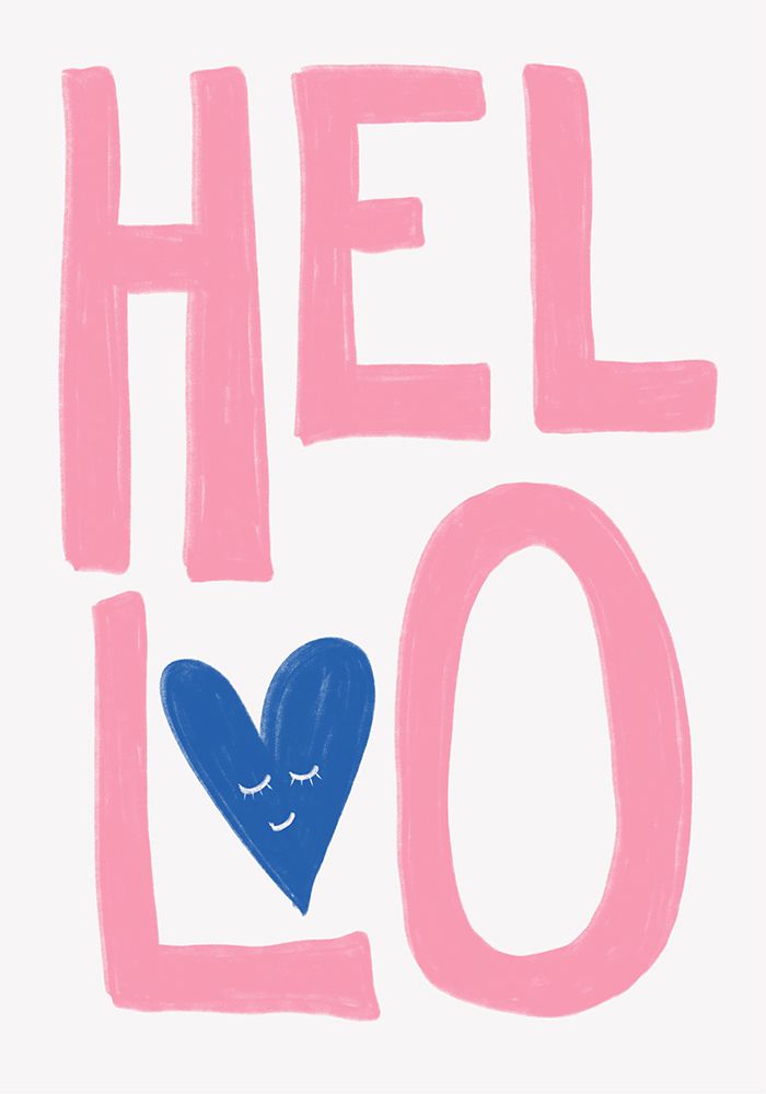 Hello art print by Athene Fritsch for $57.95 CAD