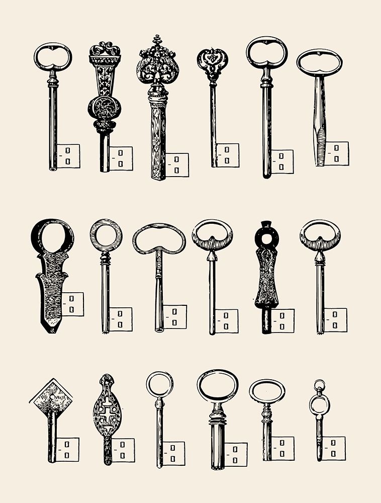 Usb Keys art print by Florent Bodart for $57.95 CAD
