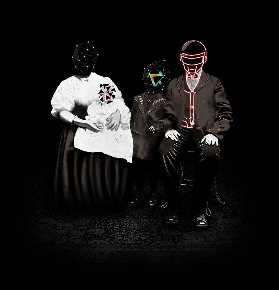 Daft Family art print by Florent Bodart for $57.95 CAD