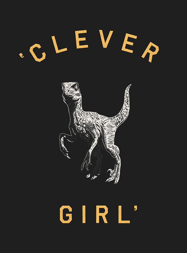 Clever Girl   Dark Print art print by Florent Bodart for $57.95 CAD