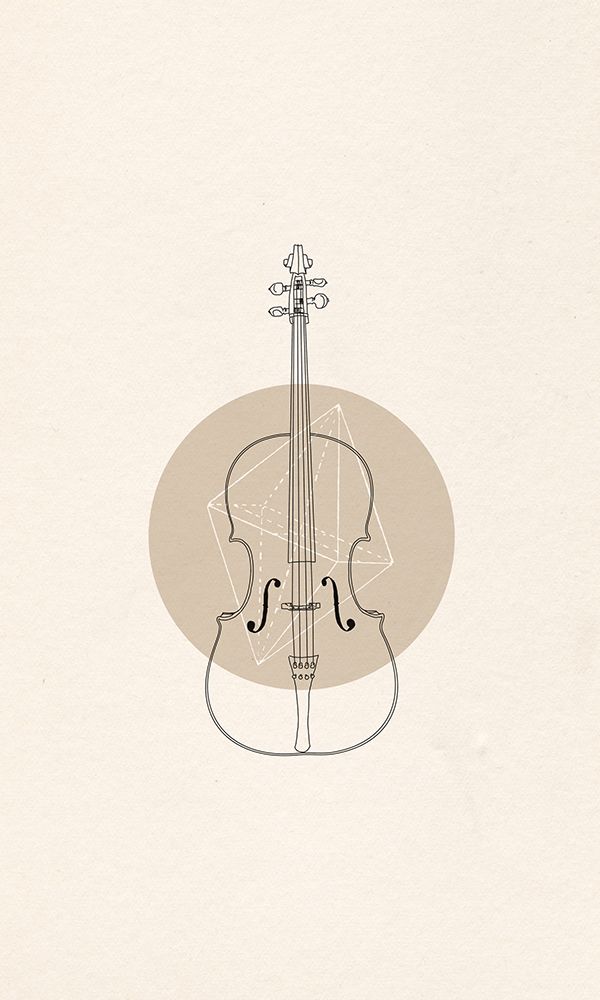 Cello Geo art print by Florent Bodart for $57.95 CAD