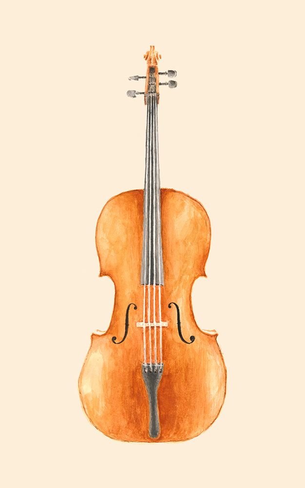 Cello art print by Florent Bodart for $57.95 CAD