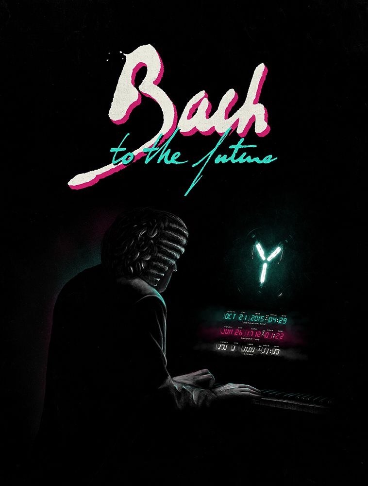 Bach To The Future NAo2 art print by Florent Bodart for $57.95 CAD