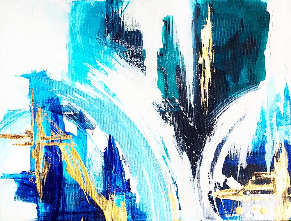 Angle Gold   A art print by Alyson Storms for $57.95 CAD