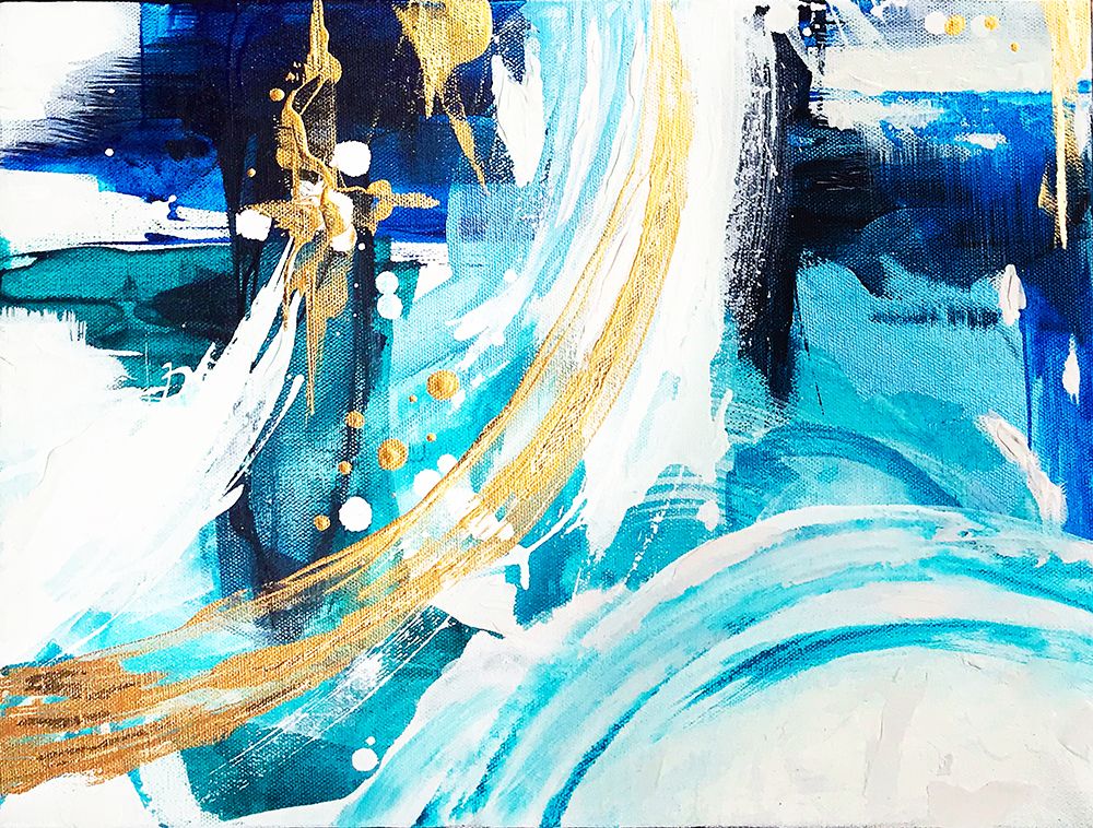 Angle Gold   B art print by Alyson Storms for $57.95 CAD