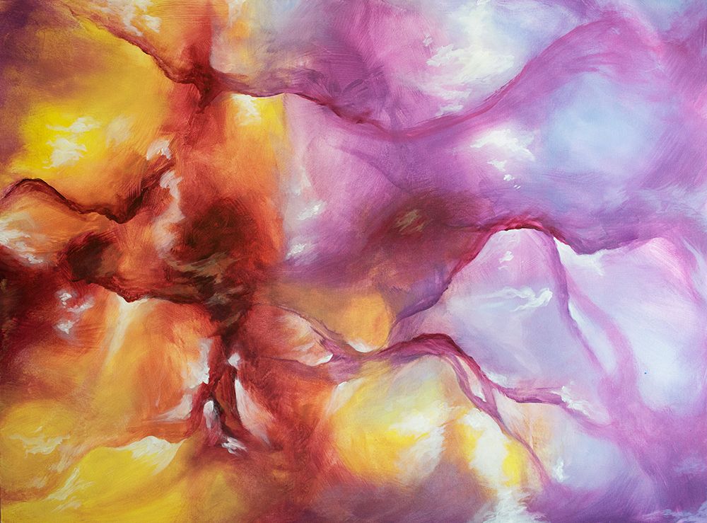 Nebula Waves art print by Alyson Storms for $57.95 CAD