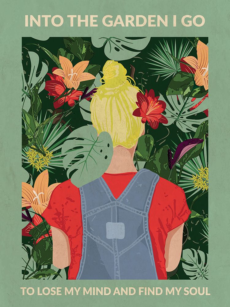 Into the Garden (blonde a Light Green) art print by Jon Downer for $57.95 CAD
