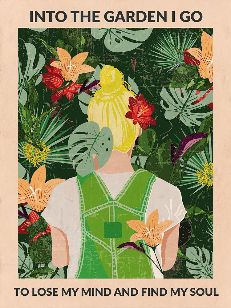 Into the Garden (blonde) art print by Jon Downer for $57.95 CAD