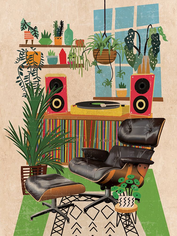 Playing Some Tunes art print by Jon Downer for $57.95 CAD