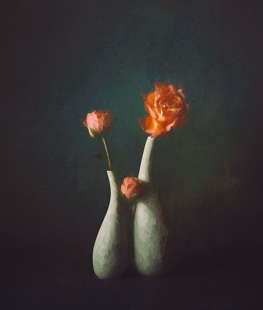 Rose And Vase art print by John-Mei Zhong for $57.95 CAD