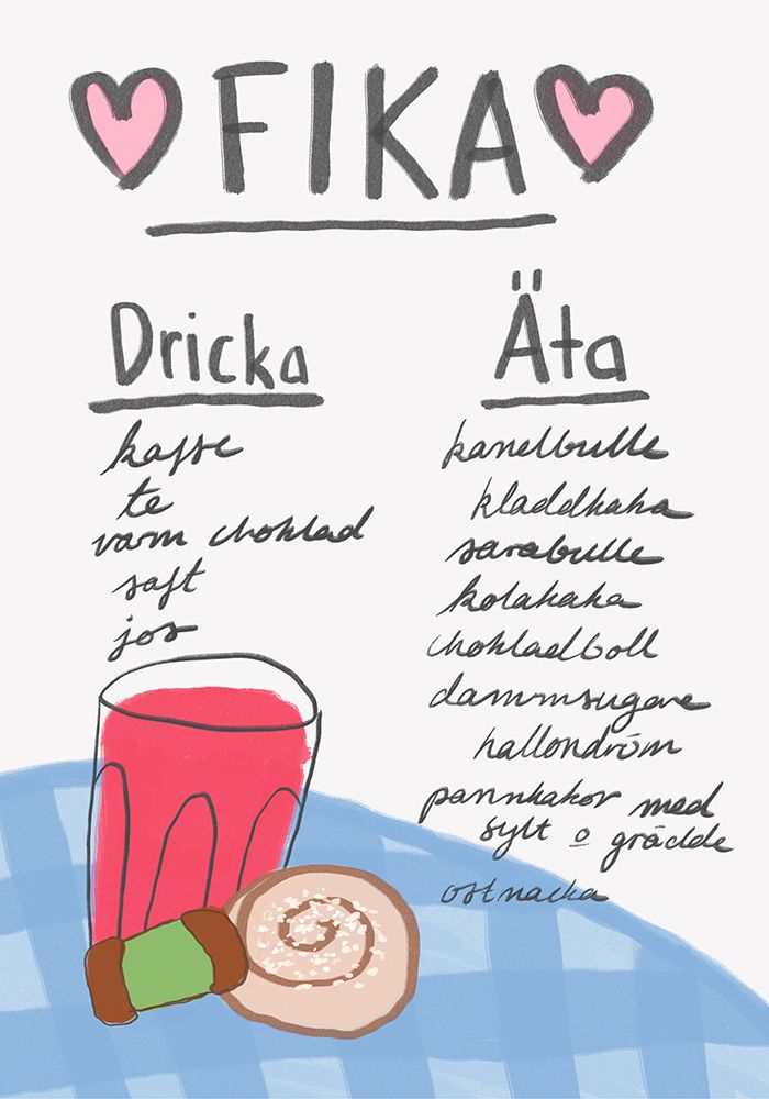 Fika art print by Athene Fritsch for $57.95 CAD