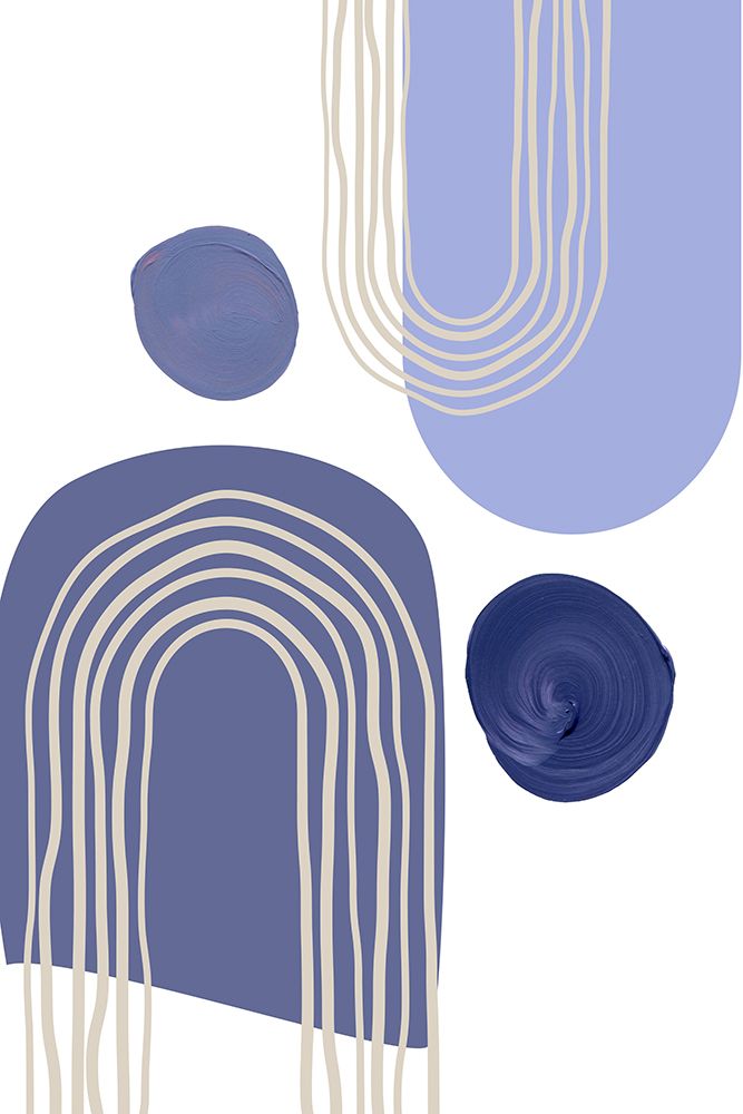 Boho Purple-1 art print by Sally Ann Moss for $57.95 CAD