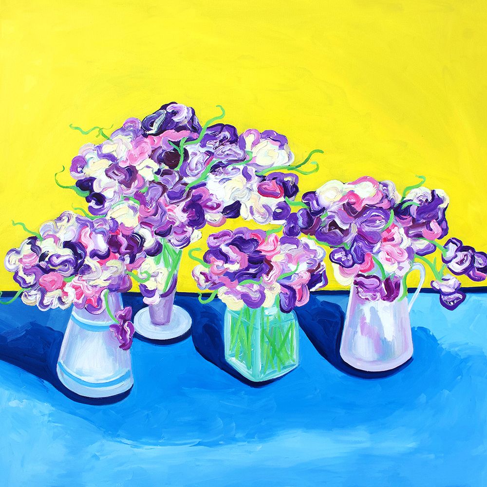 Sweet Peas art print by Alice Straker for $57.95 CAD