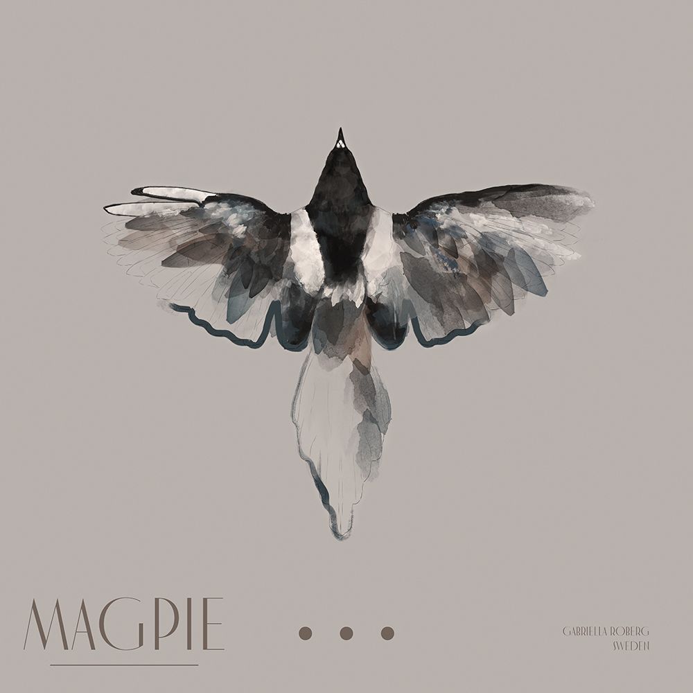 Magpie art print by Gabriella Roberg for $57.95 CAD