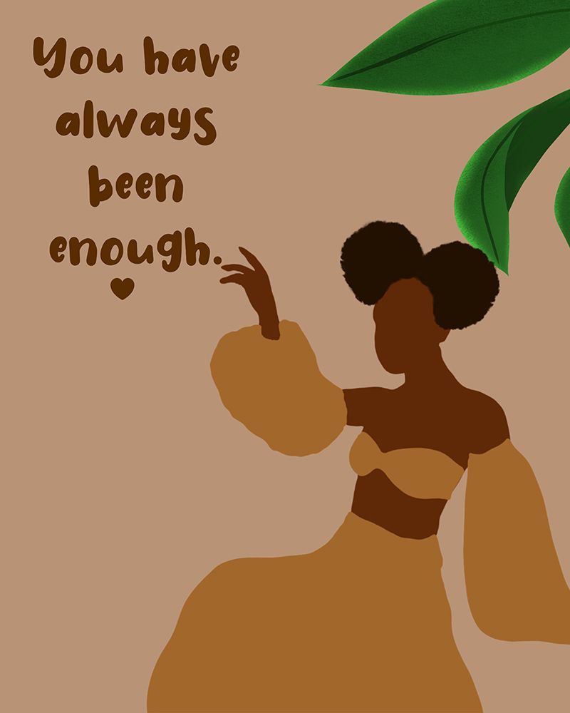 Enough art print by Carelle Nguessan for $57.95 CAD