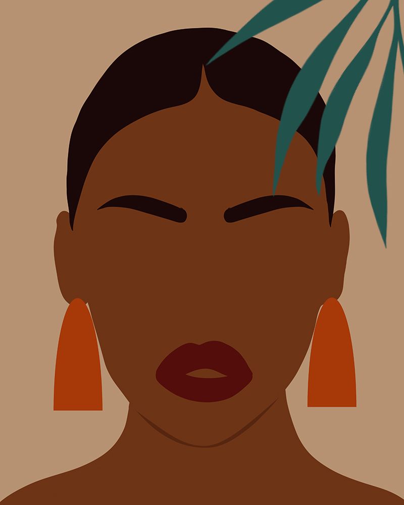 Woman art print by Carelle Nguessan for $57.95 CAD