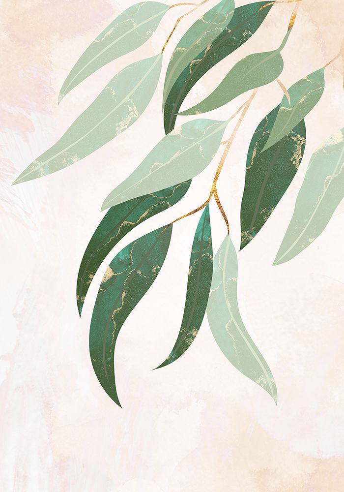 Australian Eucalyptus leaves art print by Sarah Manovski for $57.95 CAD