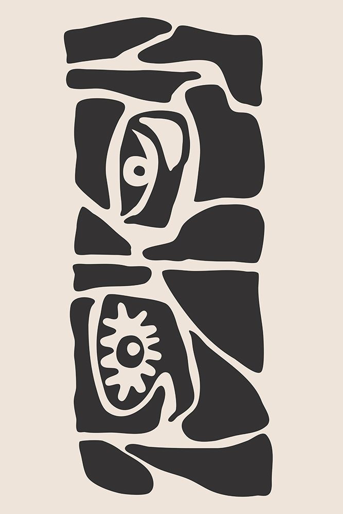 Abstract Face Series #6 art print by Jay Stanley for $57.95 CAD