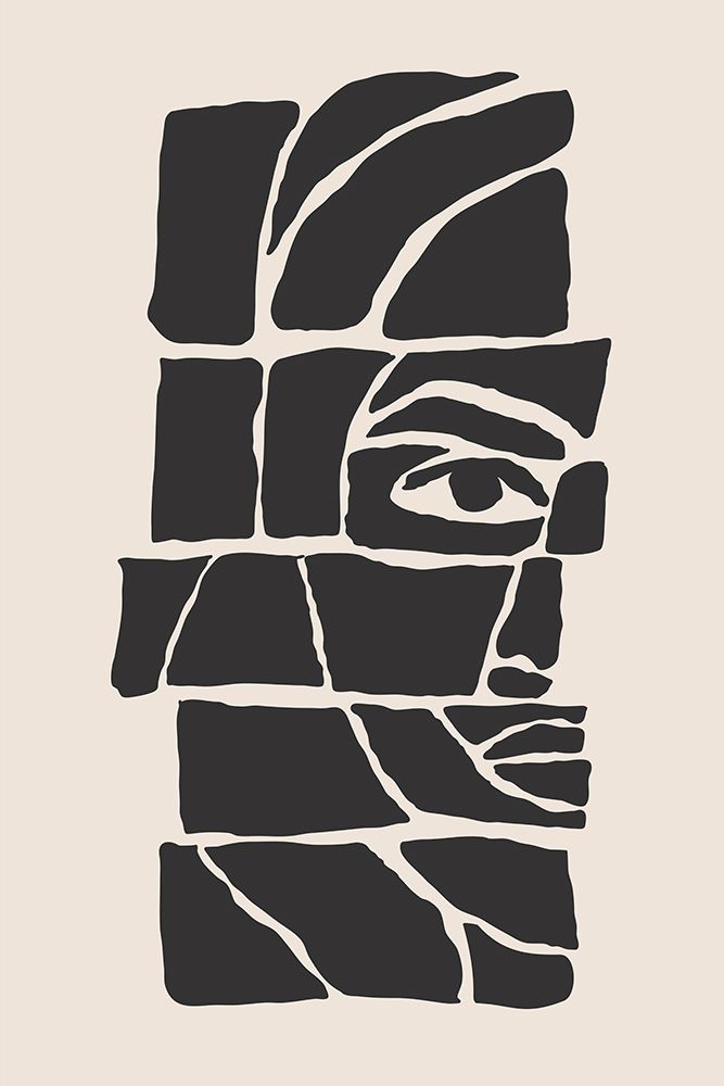 Abstract Faces Set #3 art print by Jay Stanley for $57.95 CAD