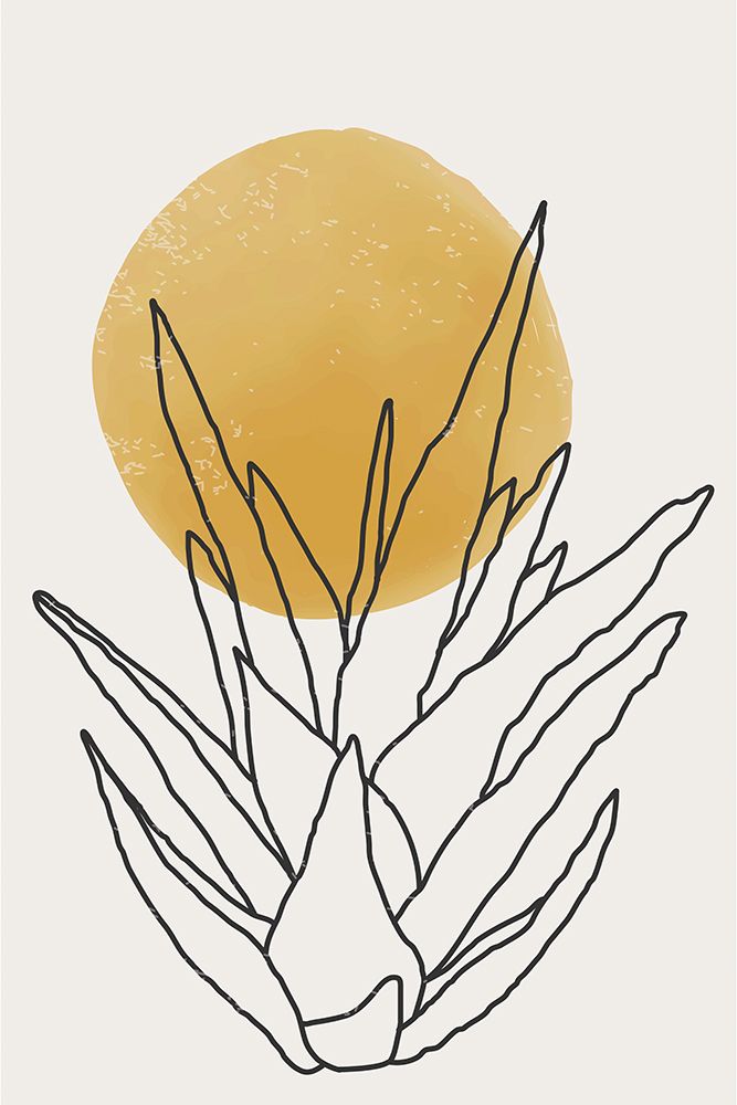 Abstract Agave Sunshine #3 art print by Jay Stanley for $57.95 CAD
