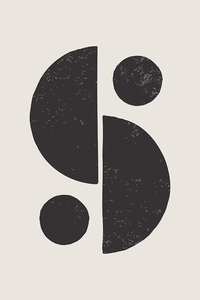 Black Abstract Shapes Series #2 art print by Jay Stanley for $57.95 CAD