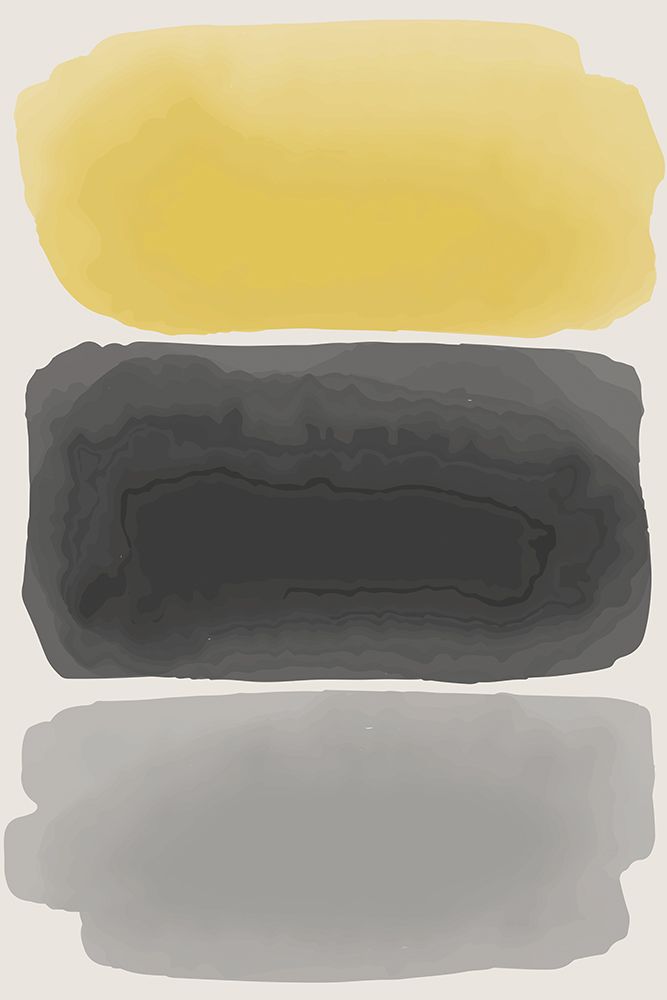 Black And Yellow Watercolor #1 art print by Jay Stanley for $57.95 CAD