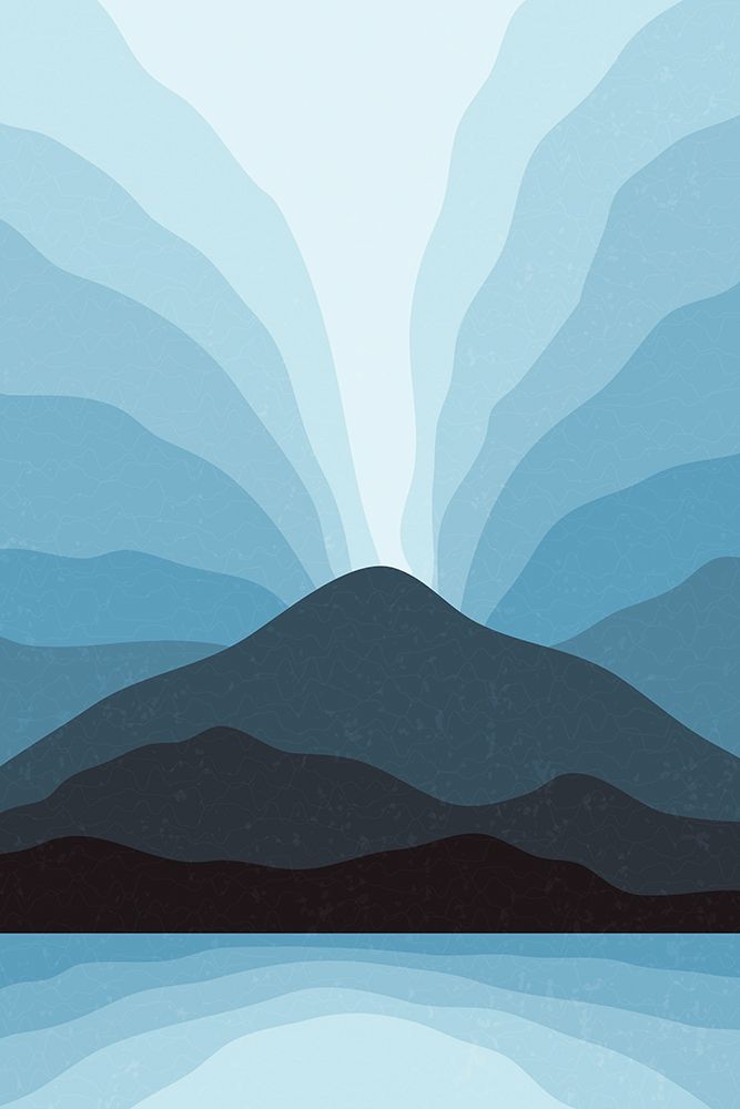 Blue Mountain Vibes #1 art print by Jay Stanley for $57.95 CAD