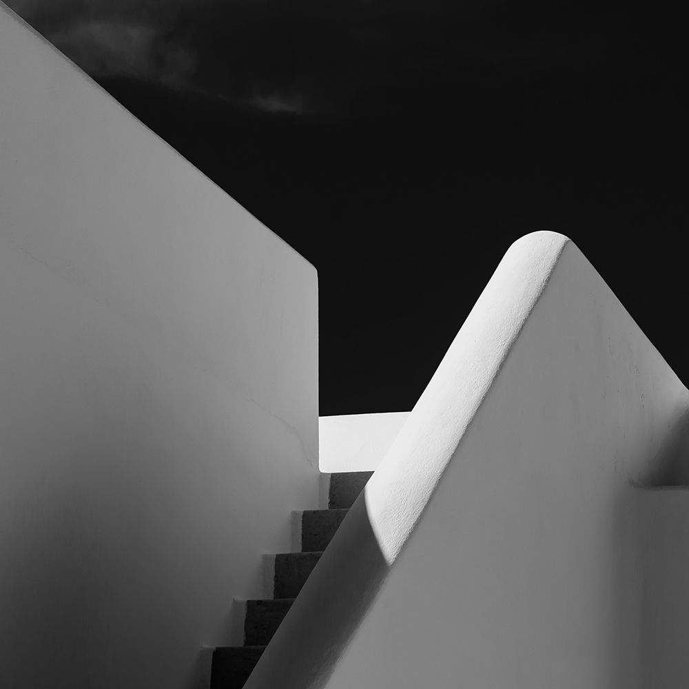 staircase bw art print by Markus Auerbach for $57.95 CAD
