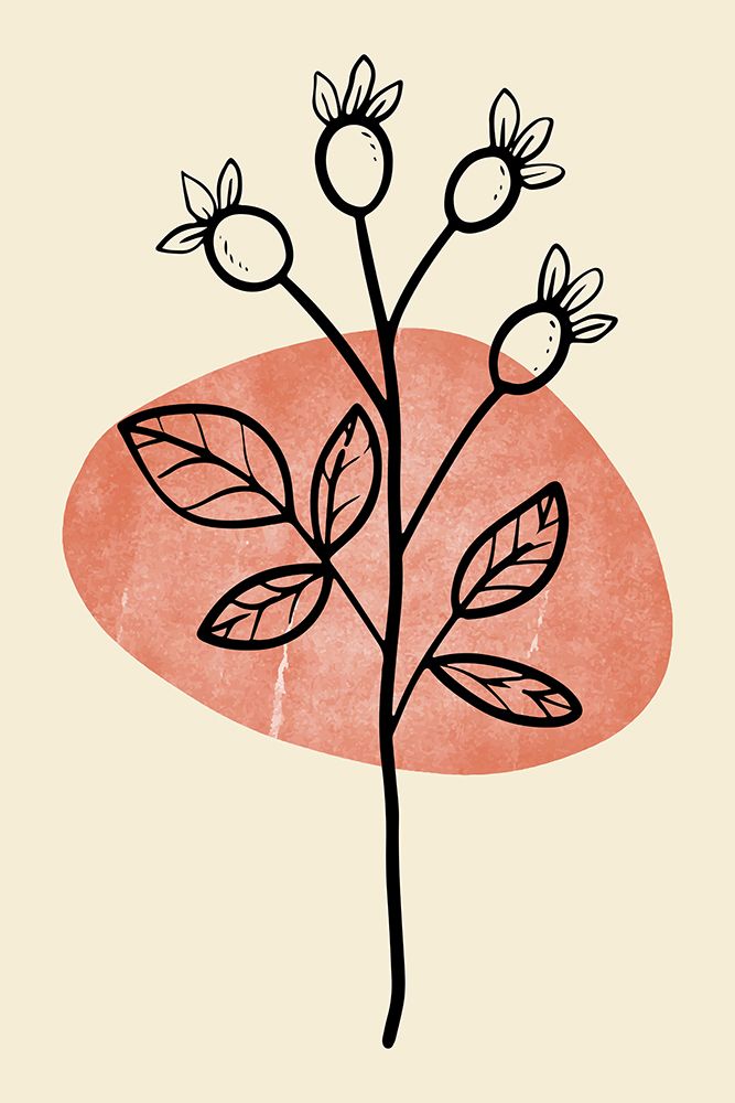 Minimal Flower Expression #1 art print by Jay Stanley for $57.95 CAD