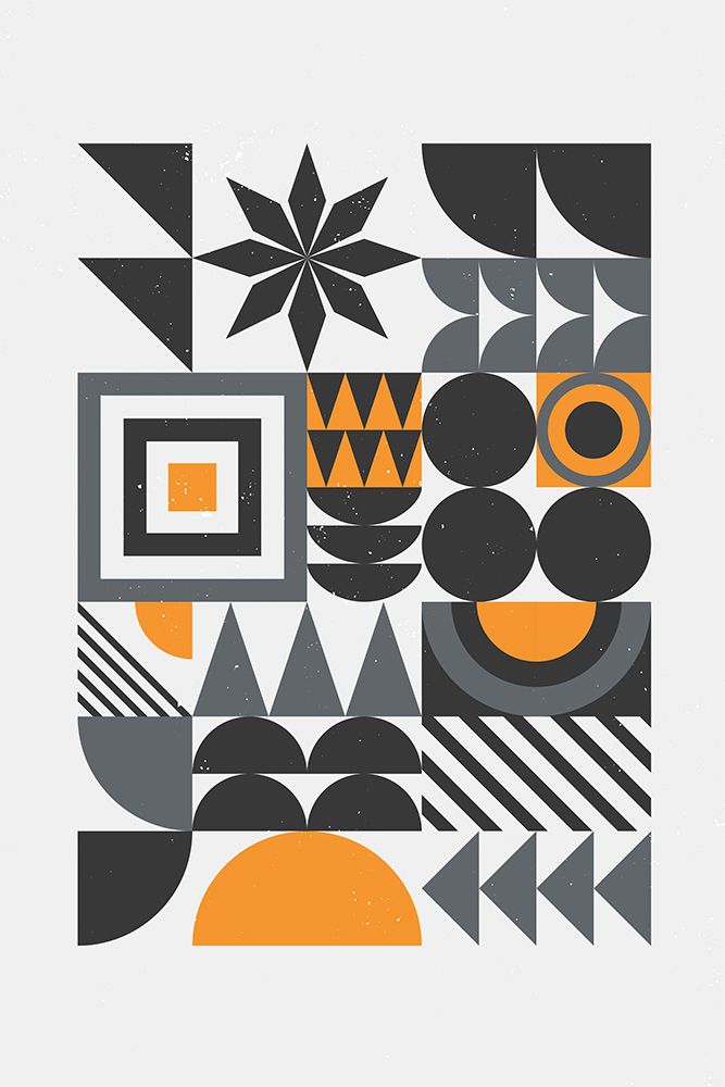 Vibrant Bauhaus Collection #4 art print by Jay Stanley for $57.95 CAD