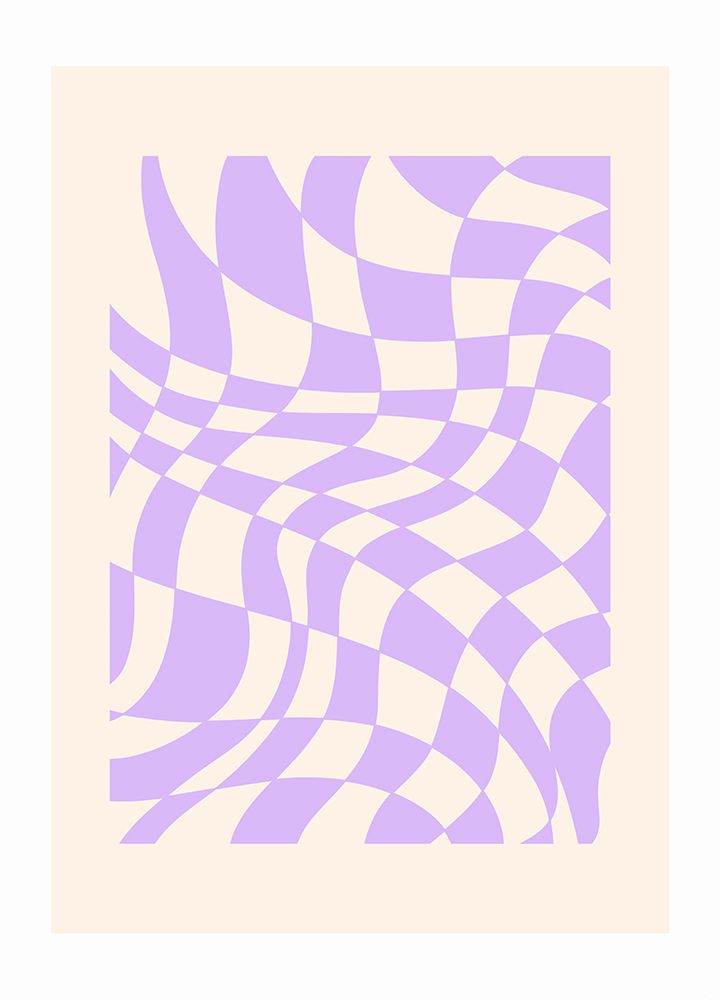 Purple Abstract Pattern art print by Rikke Londager Boisen for $57.95 CAD